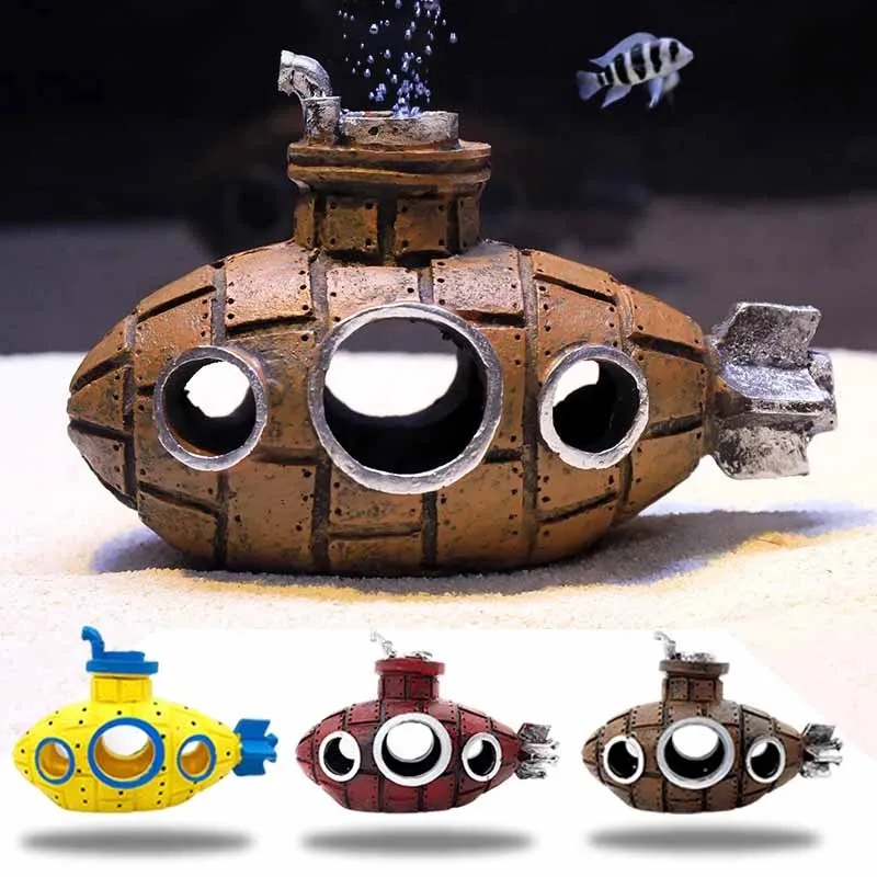 Marine Aquarium All In One - Reçine Denizaltı Süsleri Akvaryum Balık Tankı